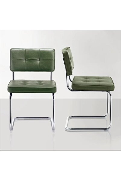 HOMIOF Homıof Cesca Deri Sandalye