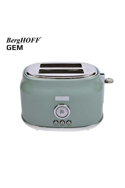 Berghoff GEM RETRO 1.7 Liter - Mint Green Round Water Heater and Toaster