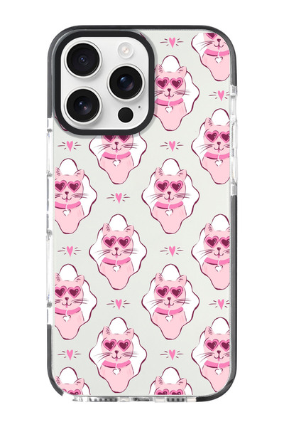 shoptocase Impacts Phone Case for iPhone 16 Pro Max Lovely Cat Pattern