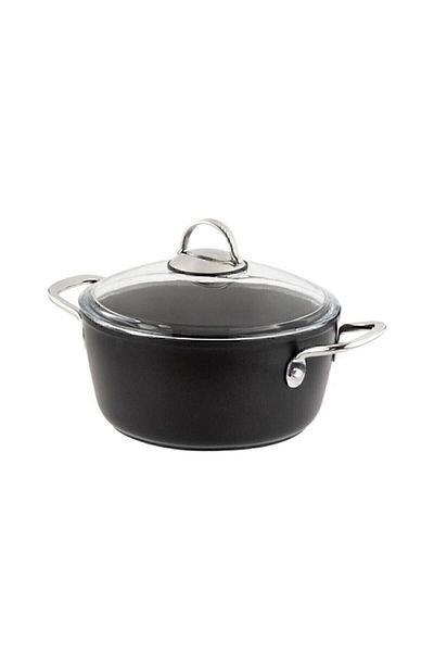 Nehir Titanium Black 20 cm Deep Pot