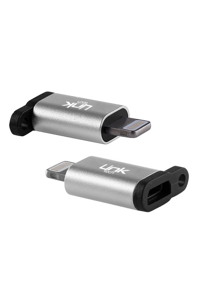 Linktech O189 Micro Usb To Lightning Dönüştürücü Metal Adaptör