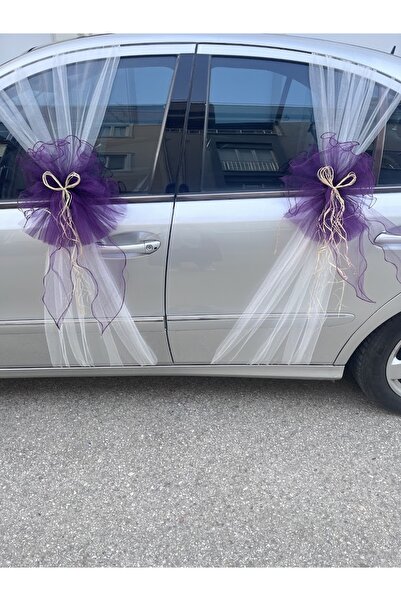 ecrin tuhafiye hobi Pratik Düğün Arabası Süsleme Seti - Gelin Arabası Süsü - Konvoy Süsü