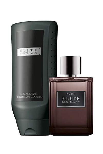 AVON Elite Gentleman Erkek Parfüm ve Saç Vücut Şampuanı Paketi