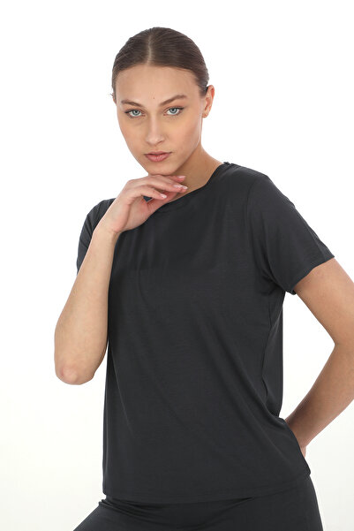 penyebizden Viscose Flowing T-Shirt-Smoked