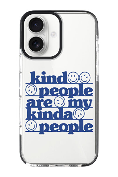 shoptocase iPhone 16 Plus Kind People Patterned Impacts Phone Case
