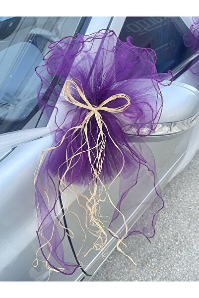 ecrin tuhafiye hobi Pratik Düğün Arabası Süsleme Seti - Gelin Arabası Süsü - Konvoy Süsü