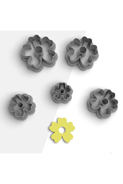 brocutters قالب قطع من طين البوليمر على شكل زهرة الربيع، قالب القرط، قالب الم...