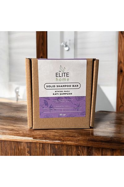 The Elite Home شامبو عشبي صلب باللافندر 95 جرام