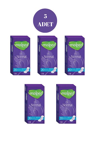 Molped Pack of 20 Daily Dense Pads - X5 Pcs