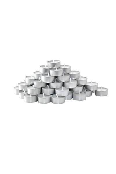 IKEA Glımma Tealight Mum Beyaz 50 Adet 10436959