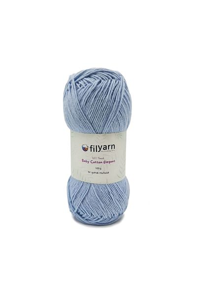 Filyarn 100 γραμμάρια Oeko-tex Certified Cotton Yarn για μωρό και γιλέκο - Σχέδιο πλεξίματος χειρός