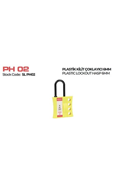 BBU Safety Equipment Plastik Kilit Çoklayıcı 6mm Bbu Safety Eked Loto Sl Ph02
