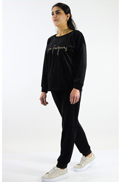 mefa Sıfır Yaka Kadife Takım