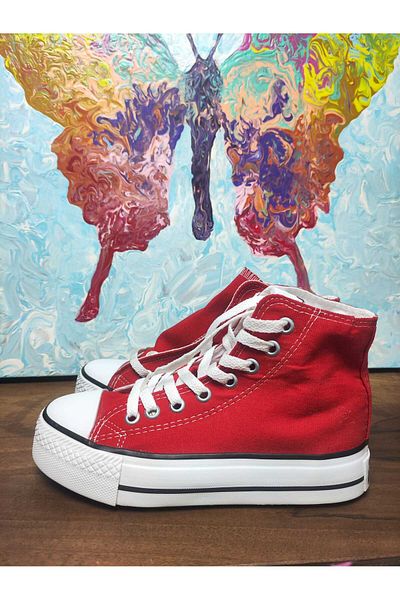 Mood Shoes New Season High-Rise Laced Thick Sole Sports Shoes