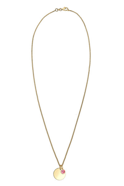 ELLI Náhrdelník s krystaly pro narození v dubnu, stříbro 925, pozlacené