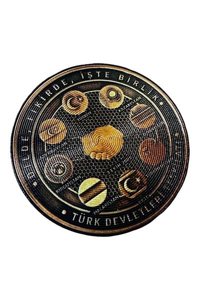 Ex Patch Statele Turcești Organizația Unirei Insignă Patch Crestă 8 Cm