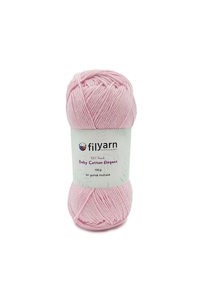 Filyarn 100 γραμμάρια Oeko-tex Certified Cotton Yarn για μωρό και γιλέκο - Σχέδιο πλεξίματος χειρός