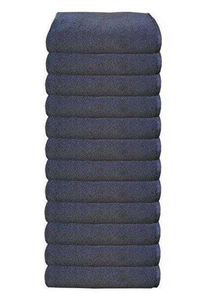 ALPACO 12-пакетний набір мікрофібрових рушників для обличчя, рук та волосся, що не залишають фарби, розміром 50х90 см