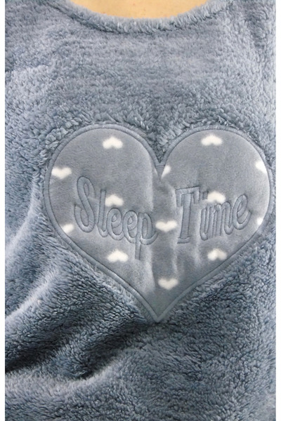 mefa Sıfır Yaka Polar Pijama Takımı