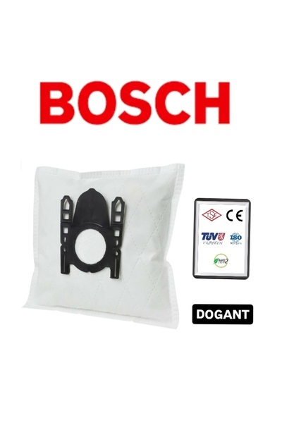 Dogant كيس غبار صناعي من بوش 5 قطع فلتر محرك