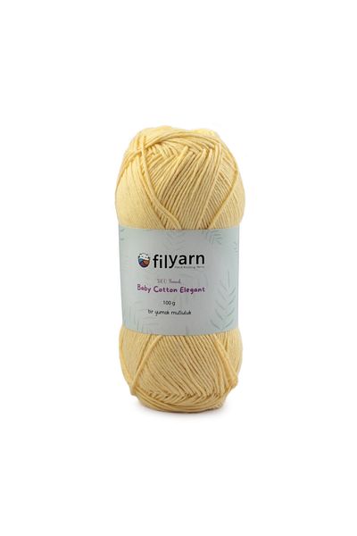 Filyarn 100 Gram Oeko-Tex Certified Cotton Thread for Baby and Vest - Hand Knitted Design