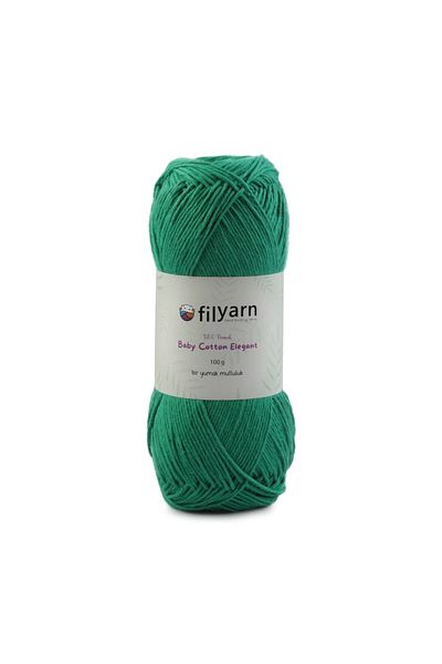 Filyarn 100 γραμμάρια Oeko-tex Certified Cotton Yarn για μωρό και γιλέκο - Σχέδιο πλεξίματος χειρός