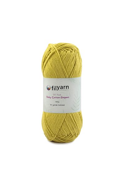 Filyarn 100 γραμμάρια Oeko-tex Certified Cotton Yarn για μωρό και γιλέκο - Σχέδιο πλεξίματος χειρός