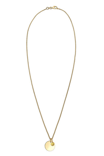 ELLI Náhrdelník s krystaly pro narození v dubnu, stříbro 925, pozlacené