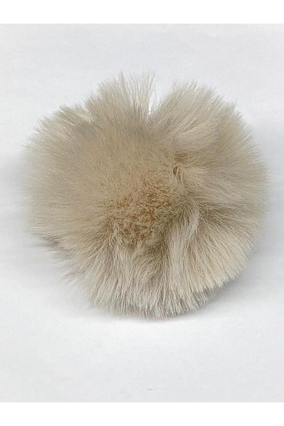 karantuhafiye 7 cm Dark Cream Pompom / Soft Pompom