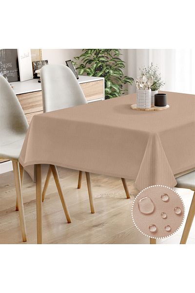 Evim Canvas Powder Liquid Proof Stain Resistant Tablecloth