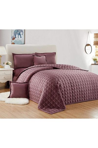 Moon 6-Piece Microfiber Purple Comforter Set