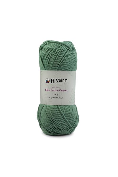 Filyarn 100 γραμμάρια Oeko-tex Certified Cotton Yarn για μωρό και γιλέκο - Σχέδιο πλεξίματος χειρός