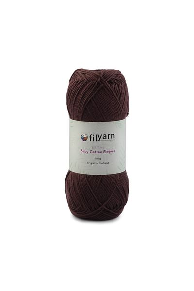 Filyarn 100 γραμμάρια Oeko-tex Certified Cotton Yarn για μωρό και γιλέκο - Σχέδιο πλεξίματος χειρός