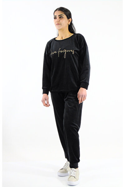 mefa Sıfır Yaka Kadife Takım