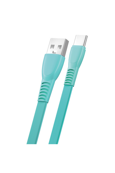 FitPlus Flat Fs-403 Type-c Data/şarj Kablosu 2.4a 1mt