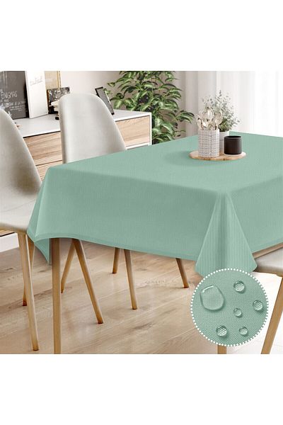 Evim Canvas Water Green Liquid Proof Stain Resistant Tablecloth