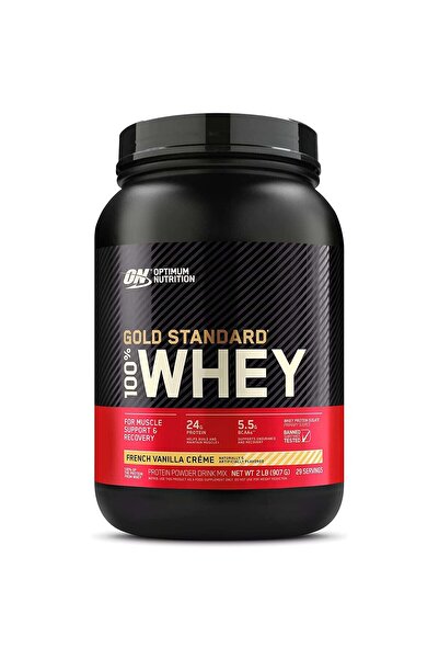 ON Optimum Nutrition بروتين مصل اللبن جولد ستاندارد 100%، نكهة الفانيليا الفر...