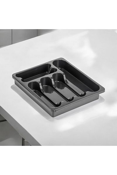 Nesto Home Ρυθμιζόμενος οργανωτής συρταριού με συρόμενο ξύλινο οργανωτή