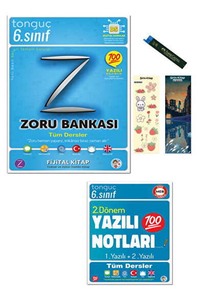 Tonguç Yayınları 6. Sınıf Yazılı Notları 2. Dönem 1 ve 2. Yazılı VE 6. Sınıf ...