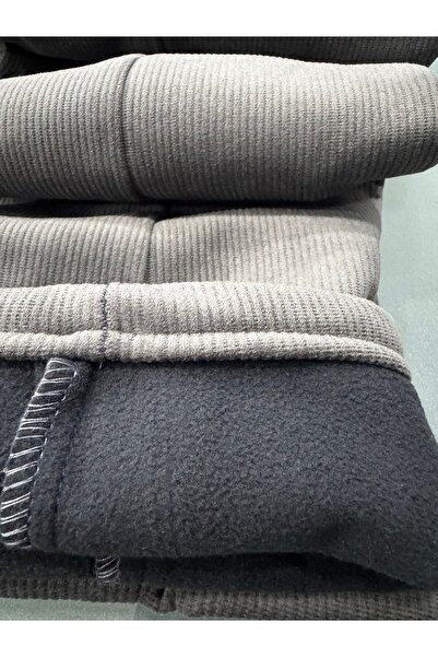 BIGMEN Lüx Kadife Klasik Rahat Kesim İçi Polarlı Baba Kadife Pantolon