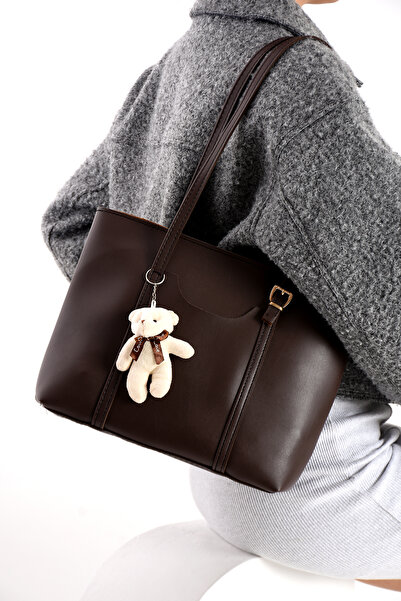 Kaya Bag Kahverengi  Kadın Omuz  Çanta  24x35 Ebatında