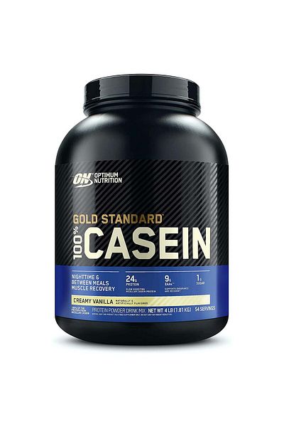 Optimum Nutrition Gold Standard 100% Casein, Creamy Vanilla, 4 LB