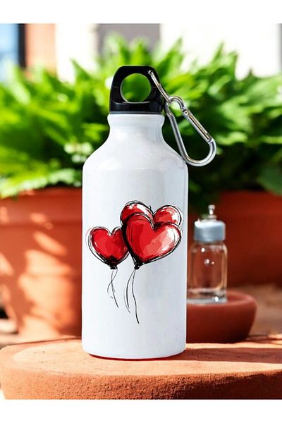 lili hediyelik Flying Balloon Printed Water Bottle