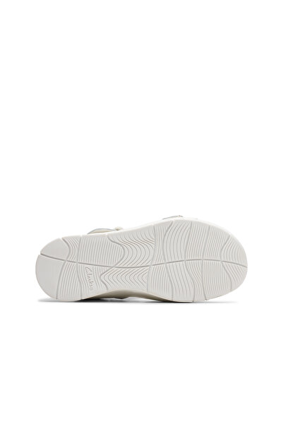 CLARKS White Genuine leather Sandals For Kids