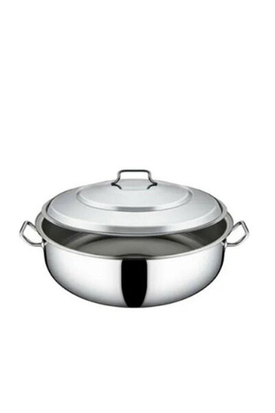 Genel Markalar Dizdar Sanayi Tipi Helvane Tencere Kapaklı 36x15 Cm 16 Lt