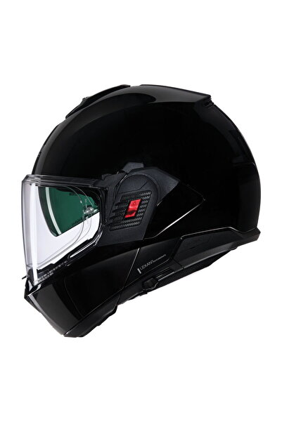 Nolan N120-1 Classıco 301 Çene Açılır Motosiklet Kaskı Parlak Siyah