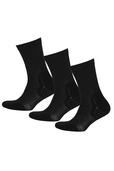 THERMOFORM Unisex Active Socks - Pack of 3 Black