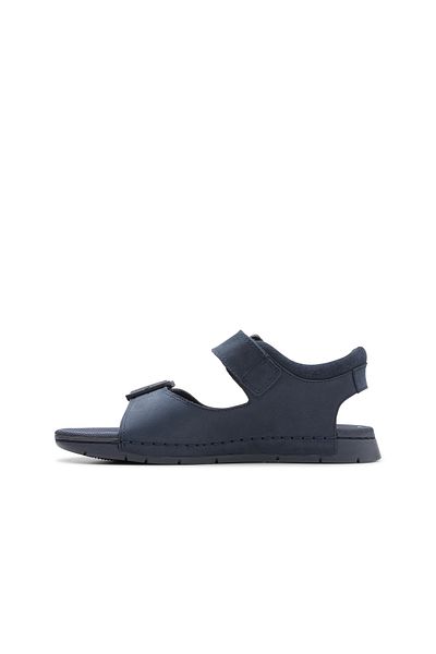 CLARKS Dark blue Genuine leather Sandals For Kids