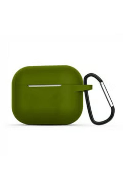 Primo Plus Protective Shockproof Silicone Case Cover for Apple AirPods 3 3rd Generation Olive Green