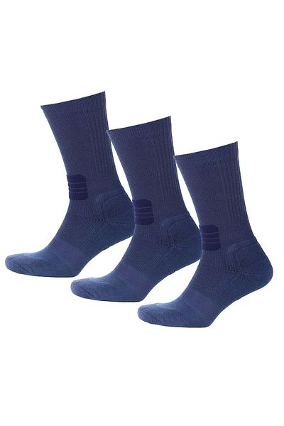 THERMOFORM Unisex Active Socks - Pack of 3 Navy Blue